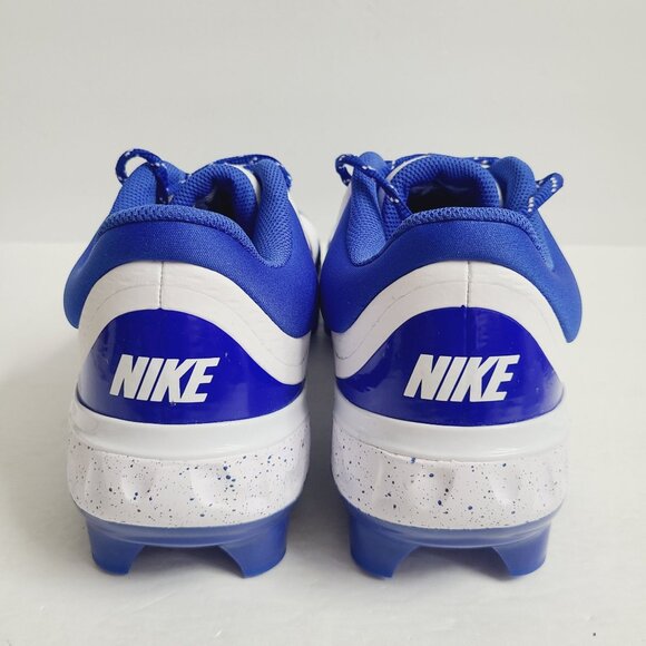 NEW Nike Alpha Huarache Elite 4 Low MCS Baseball Cleats FD6255-106 Size 12 White main image 4